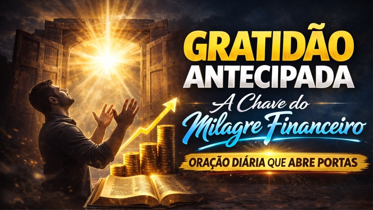 A Gratidão Antecipada é a Chave que Ativa o Seu Milagre Financeiro Hoje. | Oração Diária