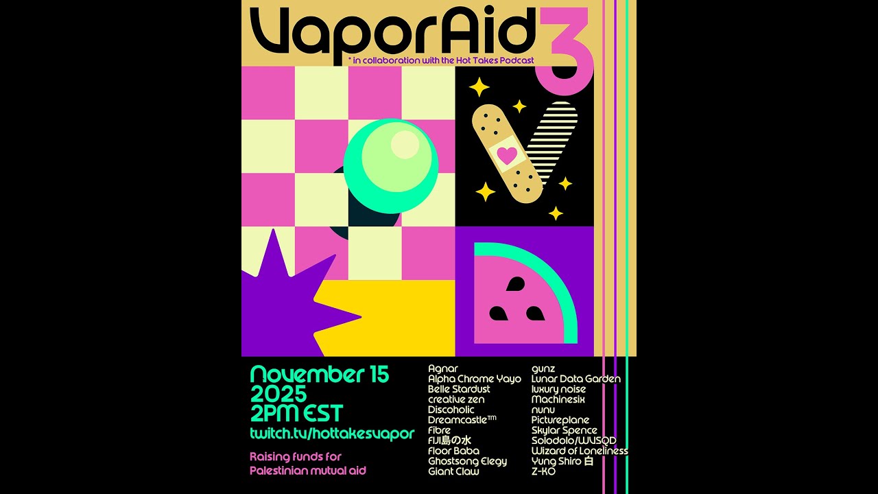 YUNG SHIRO 白 Vaporaid 3 Event Livestream (deconstructed club DJ set)