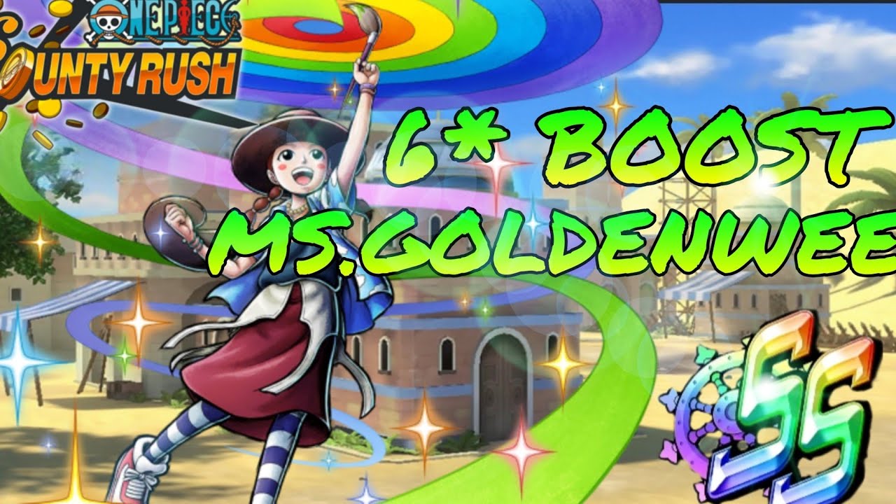 Maxed Ms. Goldenweek Gameplay . One of the best step up of all time . ONE PIECE BOUNTY RUSH /OPBR