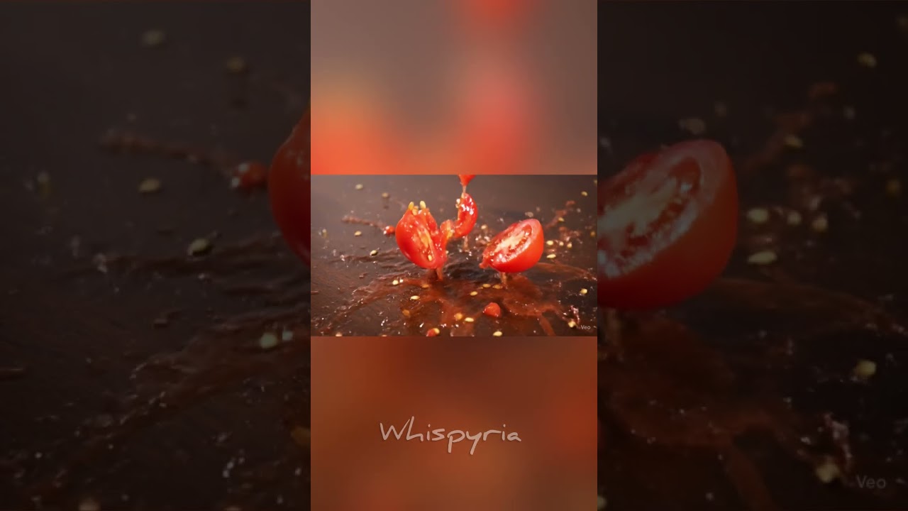 Explosion of a Tomato slow motion experiment #asmr #experiment