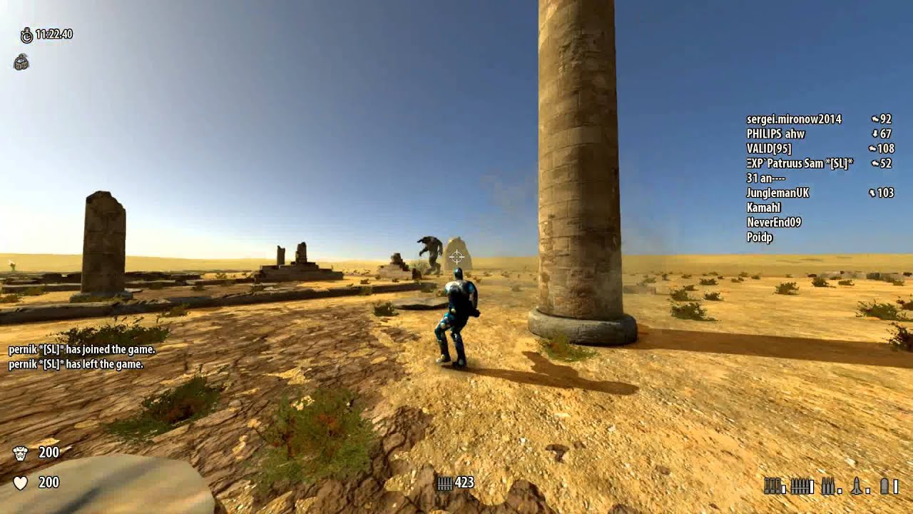 Serious sam 3: 12 mins without damage in Deserted survival