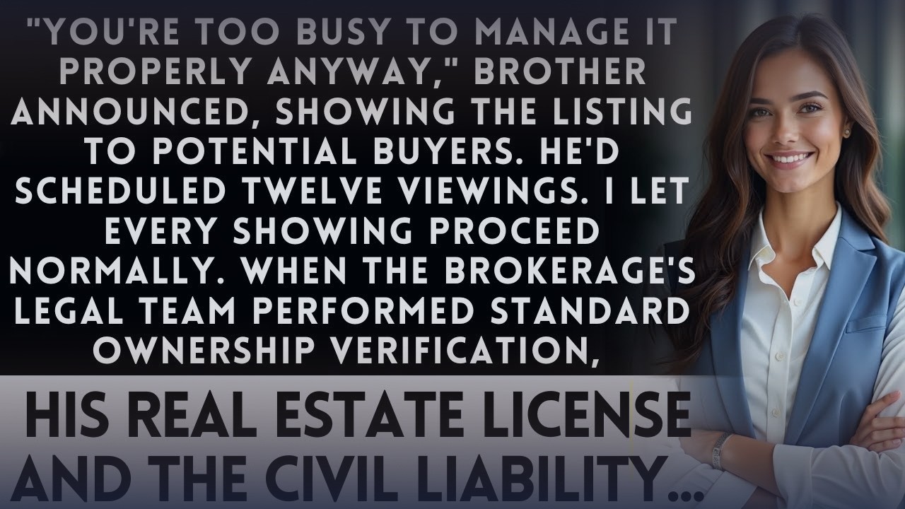 My brother tried to sell my downtown office — the realtor uncovered my 7-property portfolio.