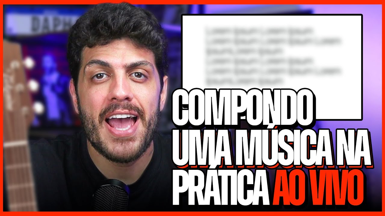Compondo Uma Música do Zero Ao Vivo