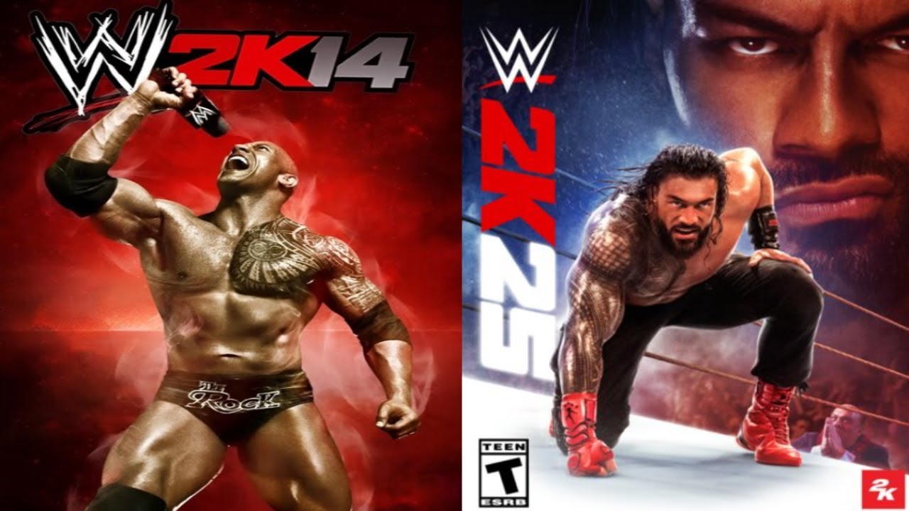 WWE 2K14 VS WWE 2K25 Entrance Comparison