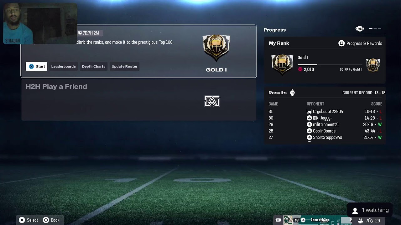 Madden 26 Stream LG GC Fam🧡🧶🔒