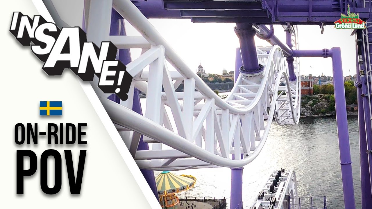 Insane | Gröna Lunds Tivoli | On-Ride POV 4k60fps - Forwards | Intamin Zac Spin Coaster