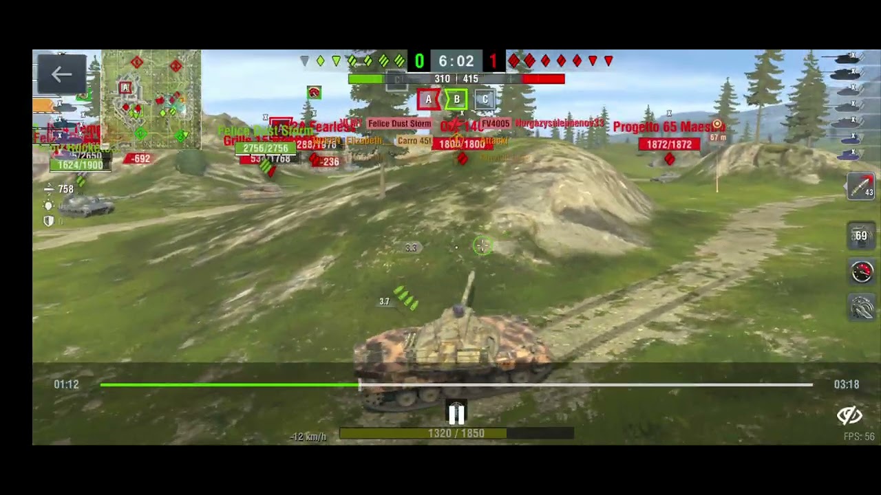 WoT Blitz Pure SKILLS‼️ QUEEN is game changer💪