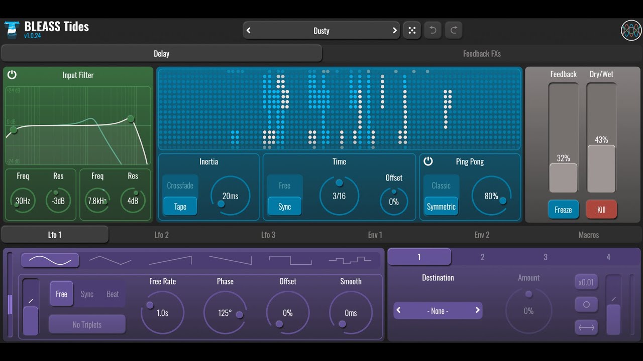 BLEASS Tides Delay Processor 🇺🇦 🌏