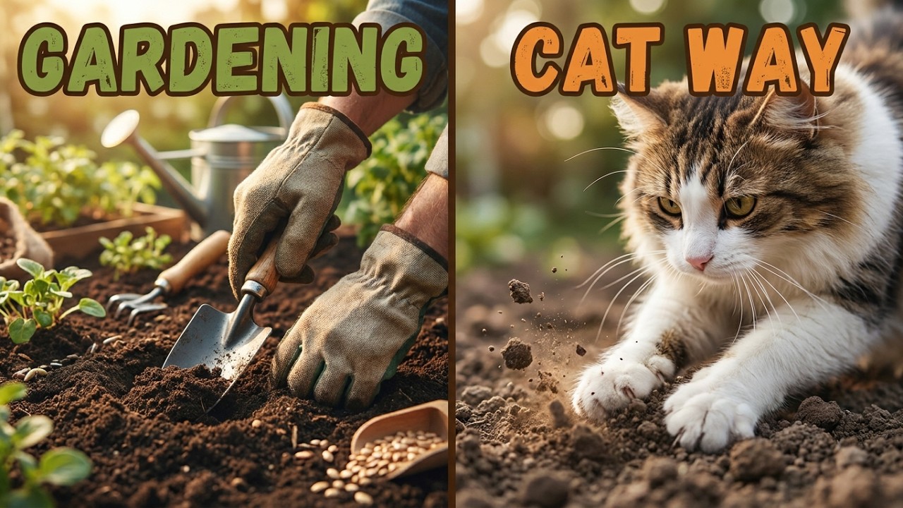 How Cats Help in the Garden – Their Own Unique Way of Tending the Soil!