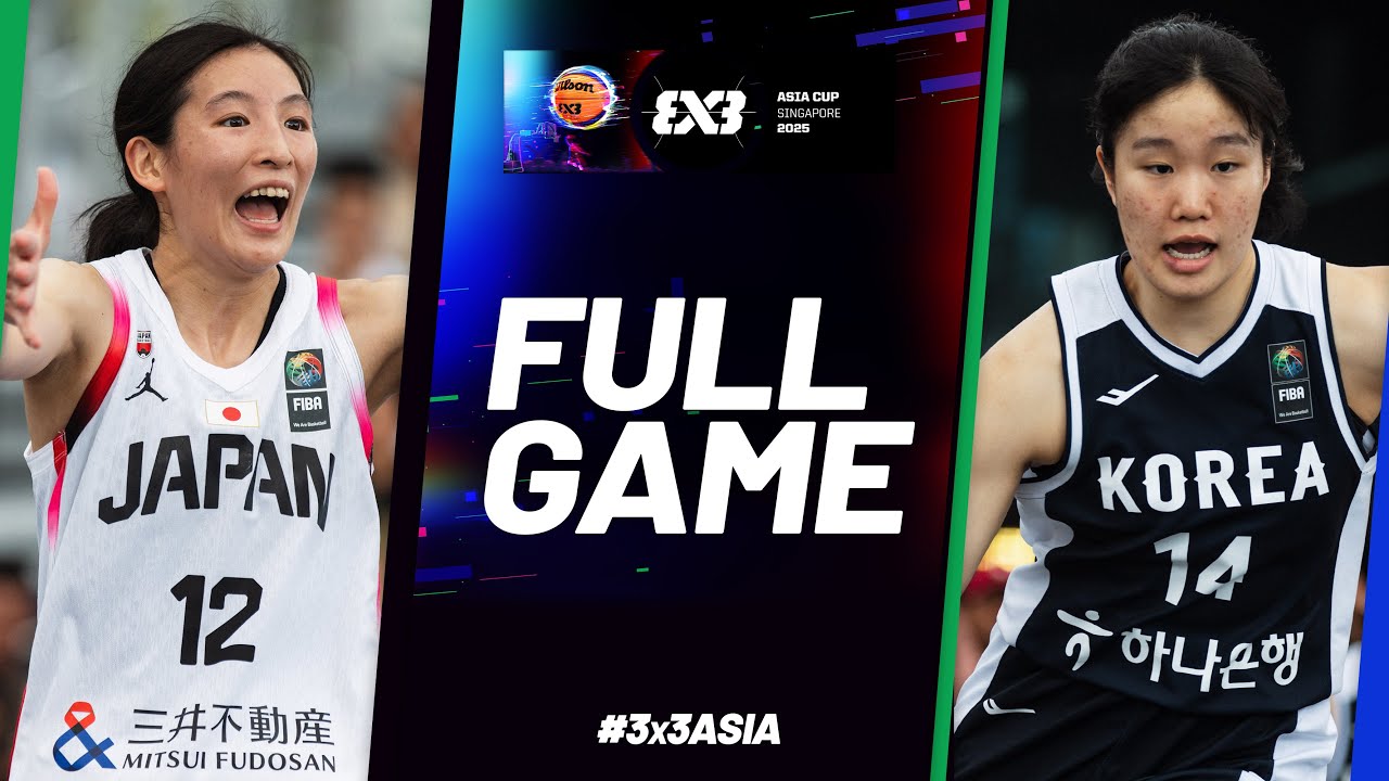 Japan 🇯🇵 vs Republic of Korea 🇰🇷 | Women Quarter-Finals | FIBA 3x3 Asia Cup 2025 | #3x3Basketball