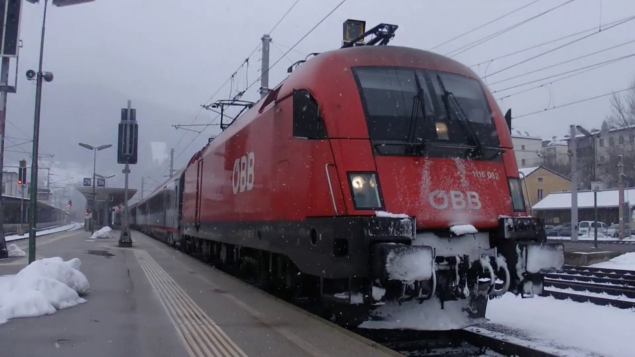 Bunter Zugverkehr im Schnee! Bahnhof Mürzzuschlag am 20.2.2018 (Teil 1)