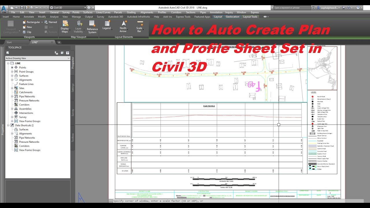 How to Auto Create Plan and Profile Sheet Set in Civil 3D