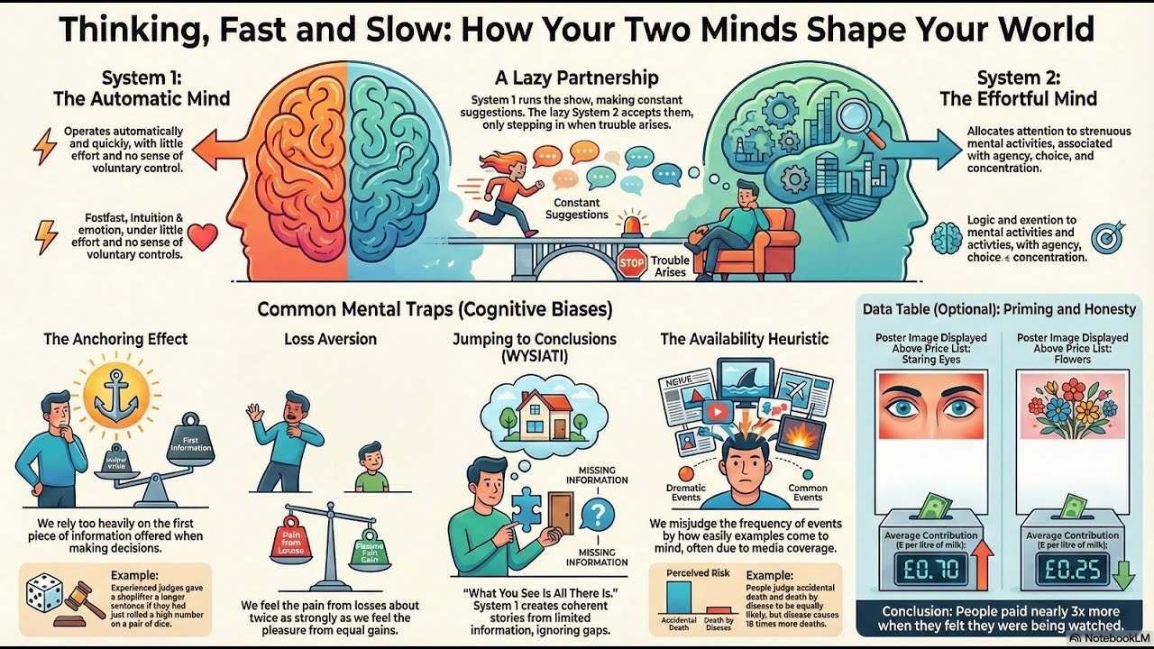 Thinking, Fast and Slow: How Your Two Minds Shape Your World