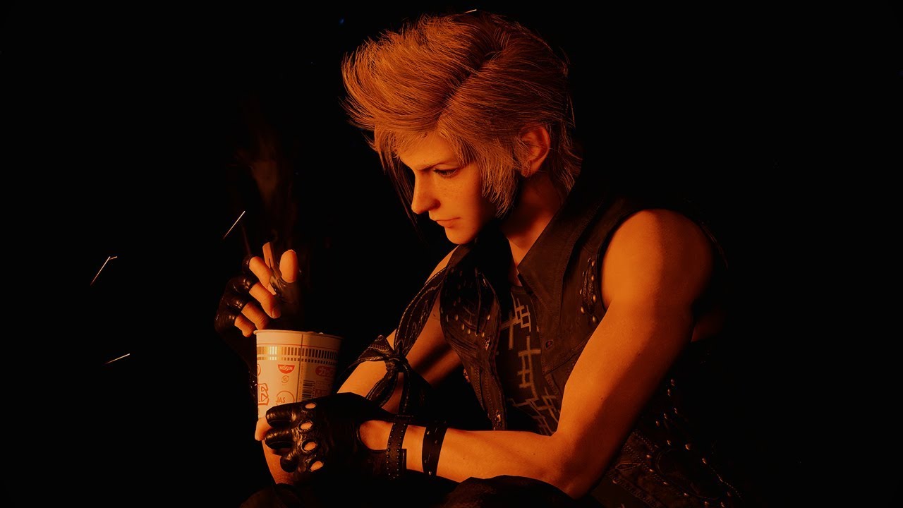 Promto Camp Scenes (all options) | Final Fantasy XV