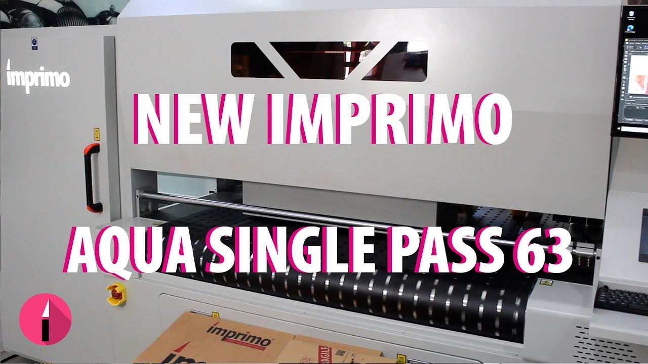 🗳️  NEW AQUA SINGLE PASS 63 | PACKAGING printer