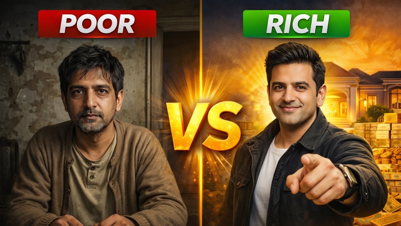 गरीब vs अमीर Mindset | Rich बनने की सच्चाई जो कोई नहीं बताता