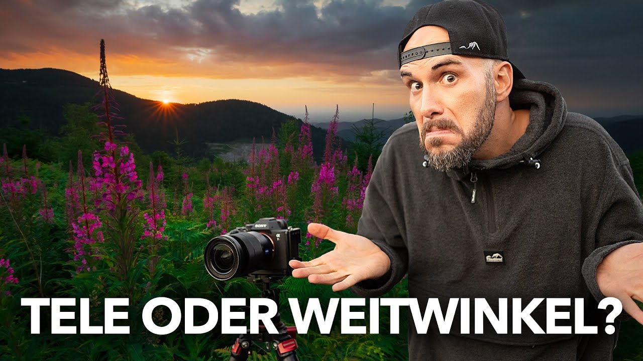 Teleobjektiv oder Weitwinkel - Was ist besser? | Landschaftsfotografie Kurs | Lektion 22