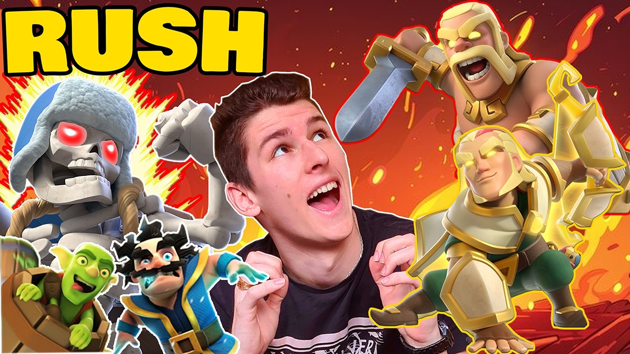 RUSH RANKED ! TOP MONDE QUI MONTE, FAUT MAINTENIR LE TOP 1K (MDR OULA) ! CLASH ROYALE