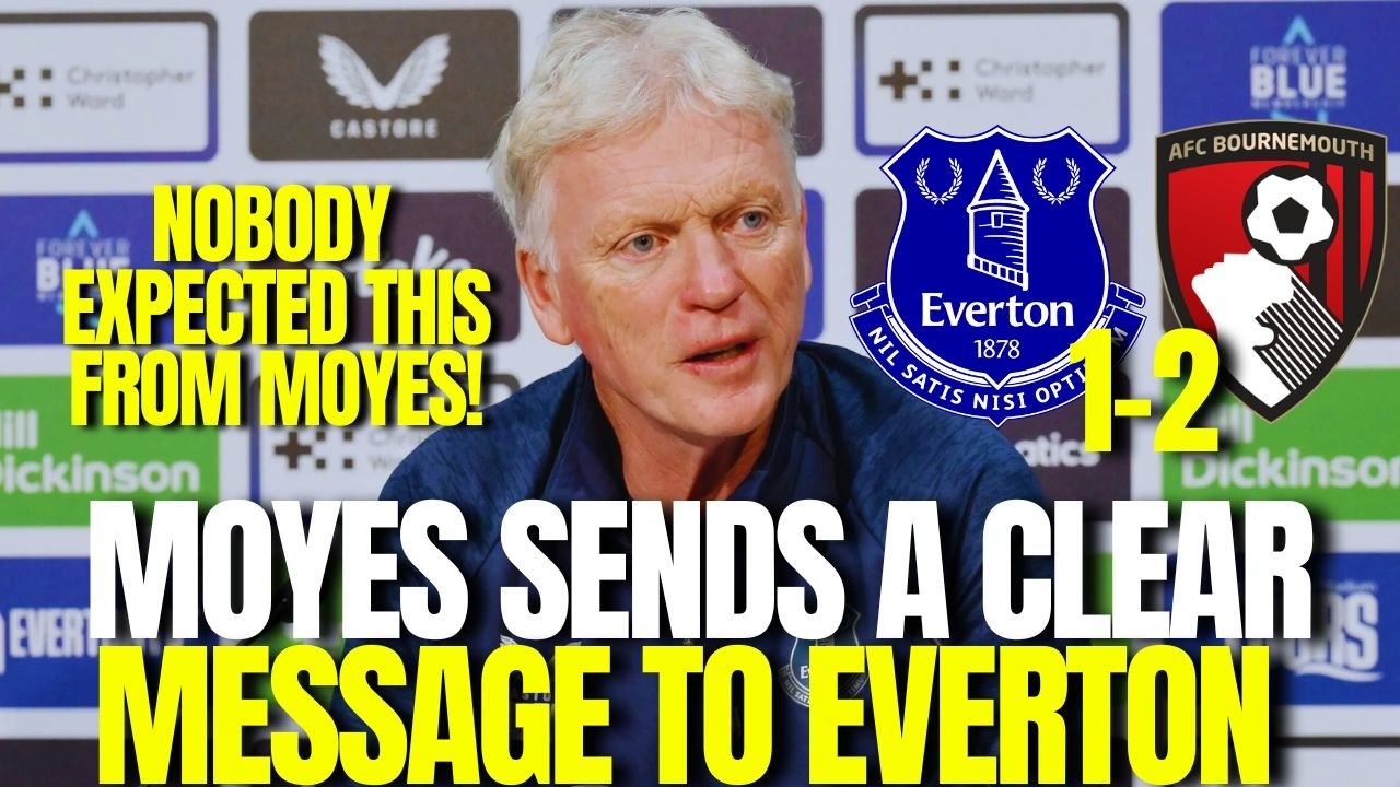 🚨 URGENT! LOOK WHAT DAVID MOYES SAID ABOUT EVERTON AFTER THE MATCH! EVERTON NEWS TODAY