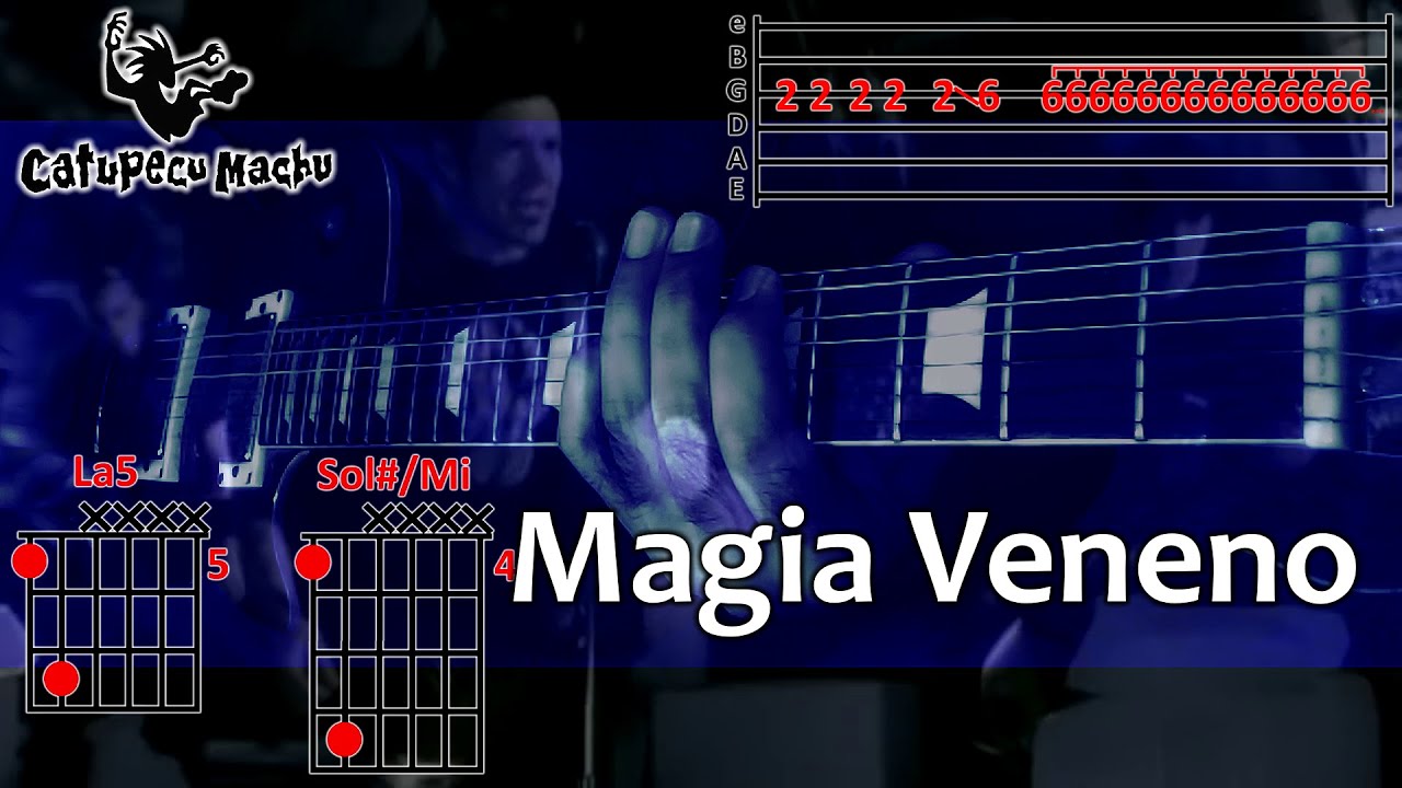 Magia Veneno || Catupecu Machu || TABLATURA - PRESETS ZOOM - COVER GUITARRA- El Número Imperfecto
