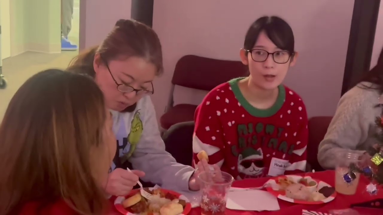 ESL class Christmas celebration 2025