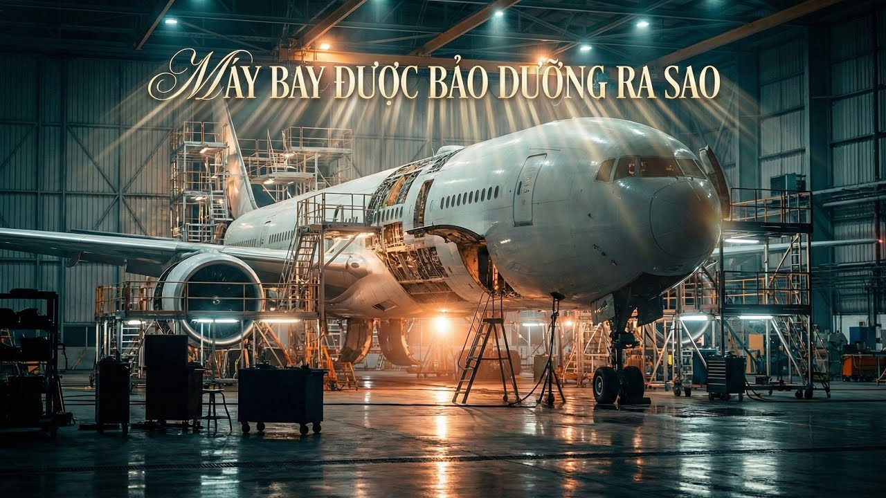 Máy Bay Được Bảo Dưỡng Ra Sao? Quy Trình A/B/C/D Và Đại Phẫu D-Check (4K)