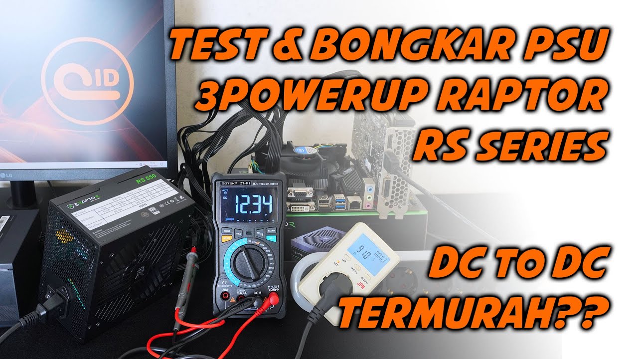 Power Supply dengan DC to DC converter termurah?? - 3PowerUp Raptor RS 550 review & test