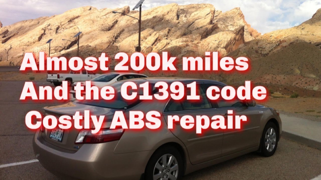 На пробеге 199 000 миль у моей Toyota Camry Hybrid 2007 года вышел из строя блок ABS, печально из...