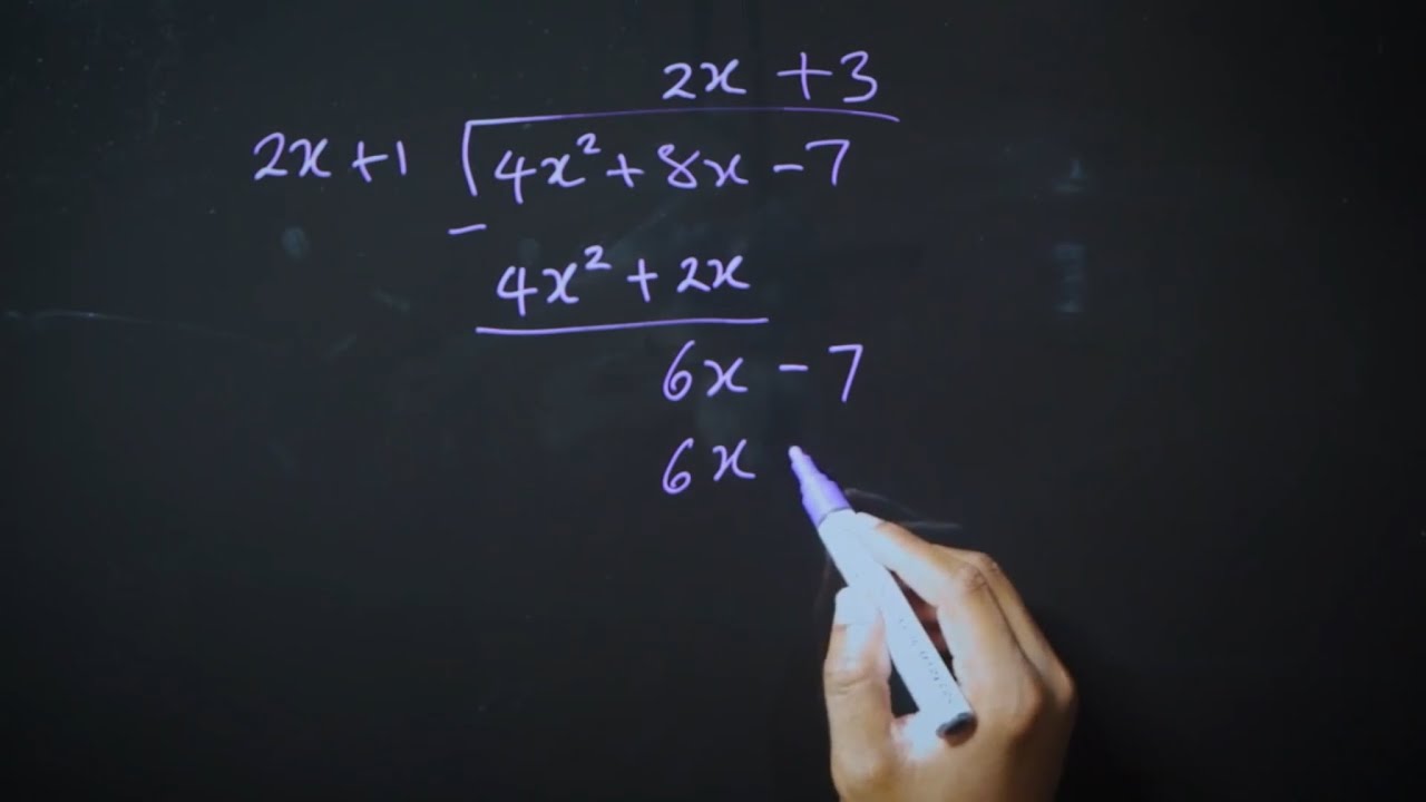 Polynomial Division Explained [CSEC Add Maths]