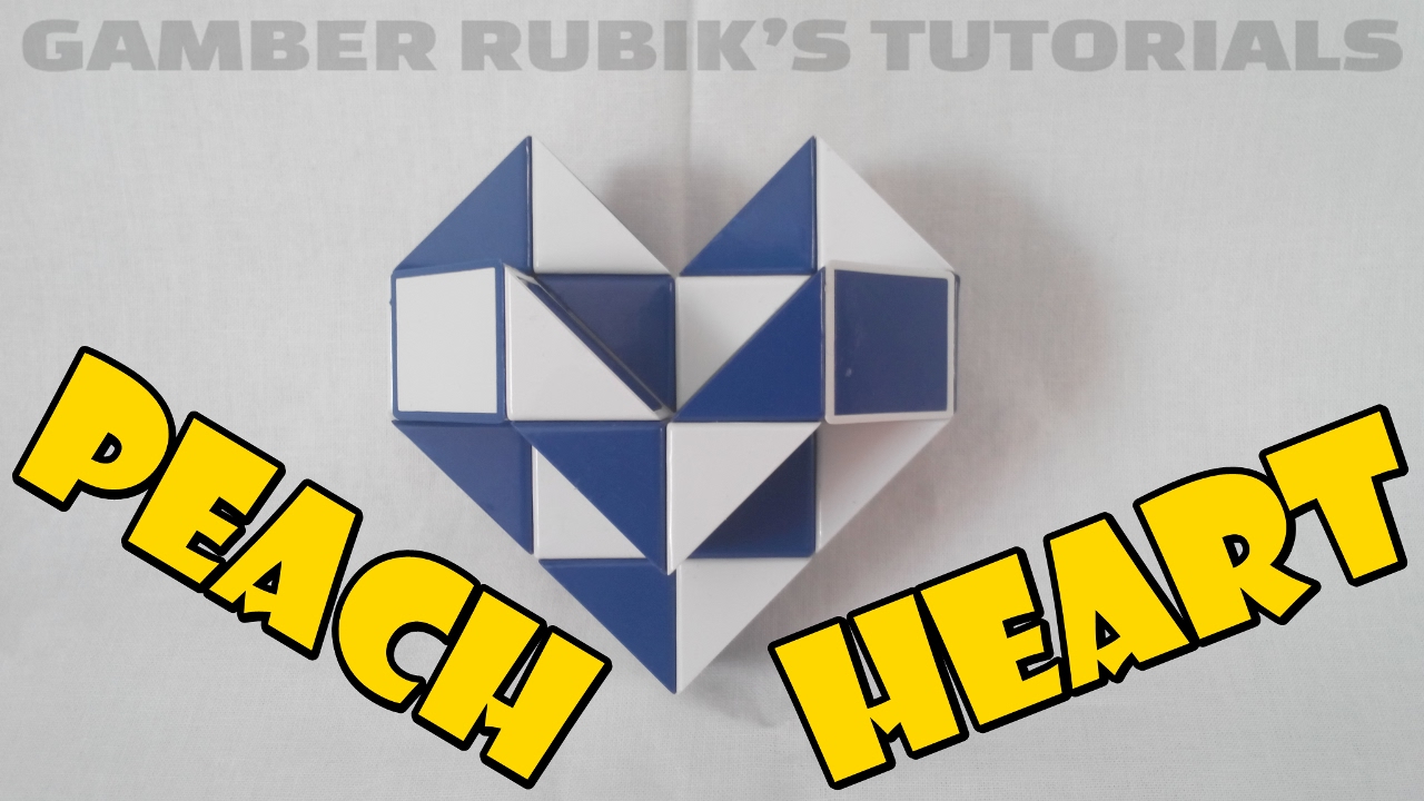 Rubik's Twist 24 - Peach Heart