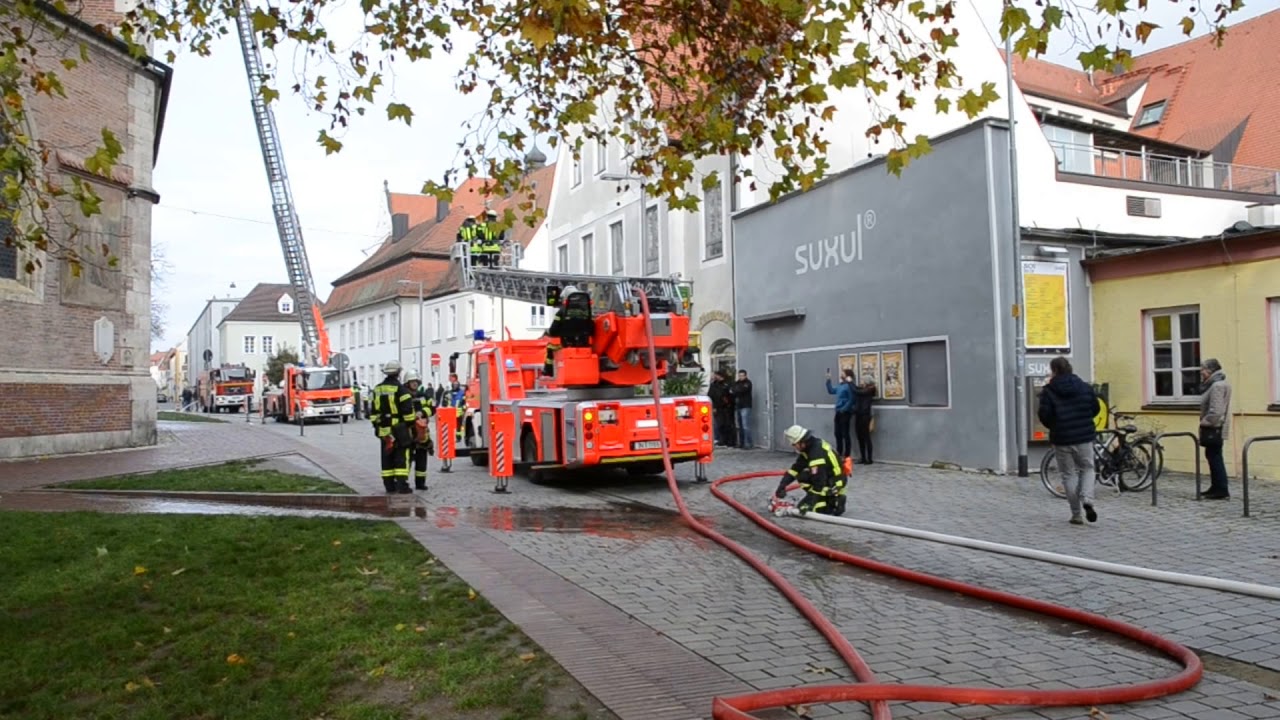 Feuerwehrübung im Münster Ingolstadt