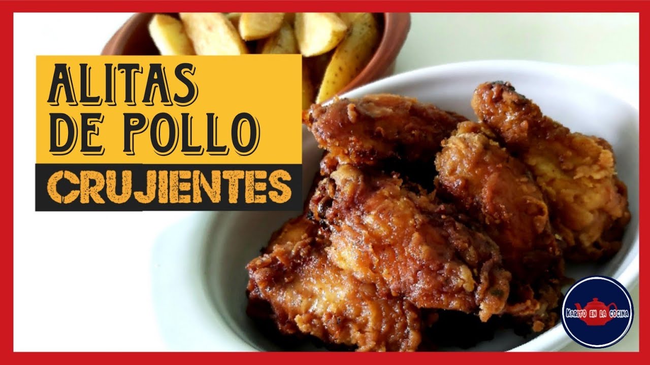 🍗ALITAS de POLLO CRUJIENTES en olla de cocción LENTA y horno | Karito en la cocina