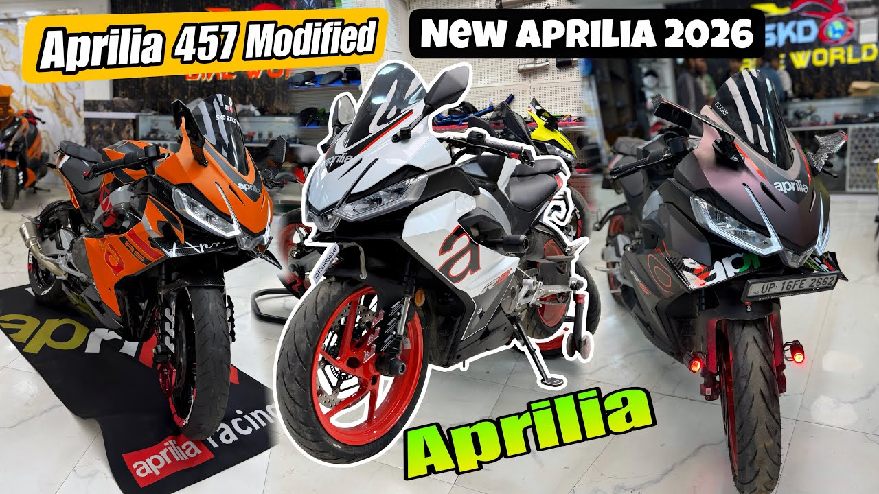 Aprilia 457 Modified | ऐसा लुक पहले कभी नहीं देखा होगा | Modifications ने Internet हिला दिया ‼️