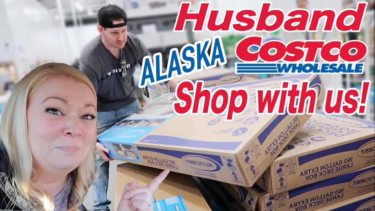 WHY WE ARE BUYING ALL THIS | ALASKA COSTCO HUSBAND HAUL | Violett Vlogs