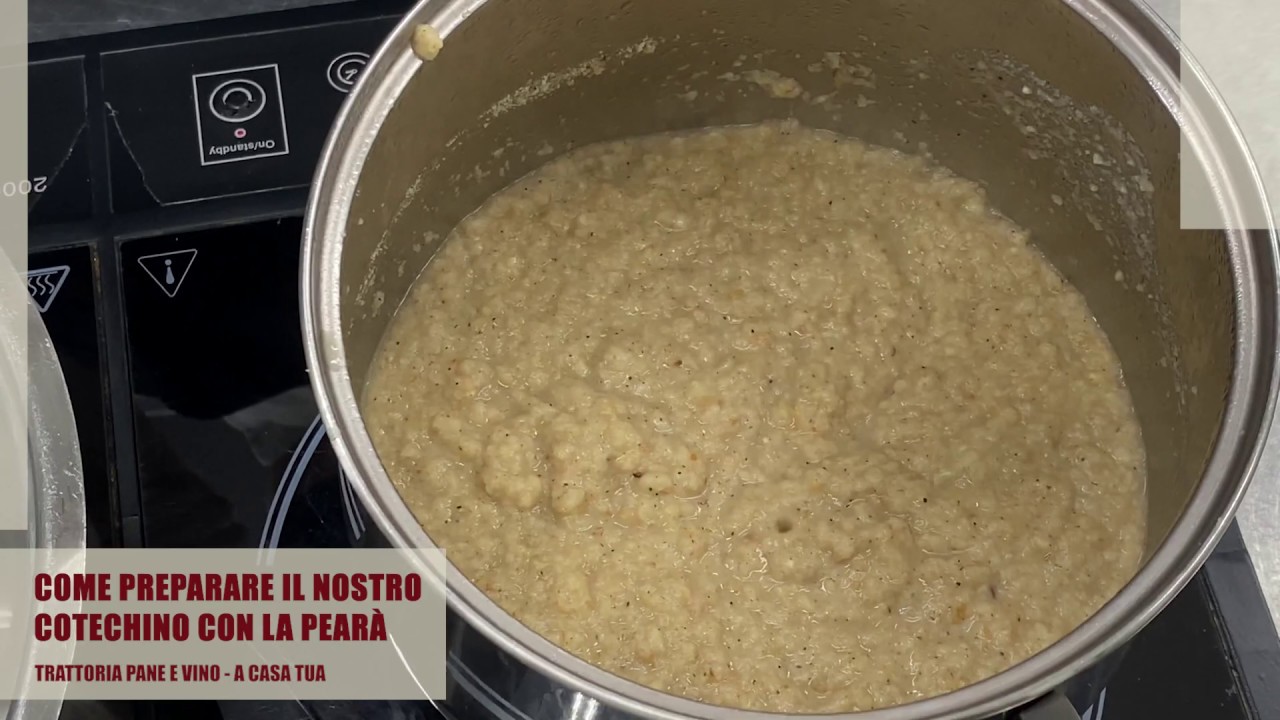Preparare il nostro cotechino con la pearà