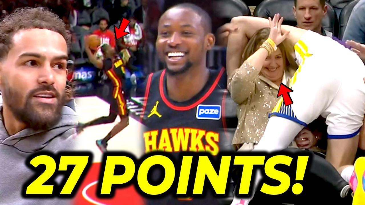 MAMAW! Kuminga Hawks Debut, showtime sa harap ni Trae| Sumakay sa babaeng fan si Podz, GSW vs NOP!