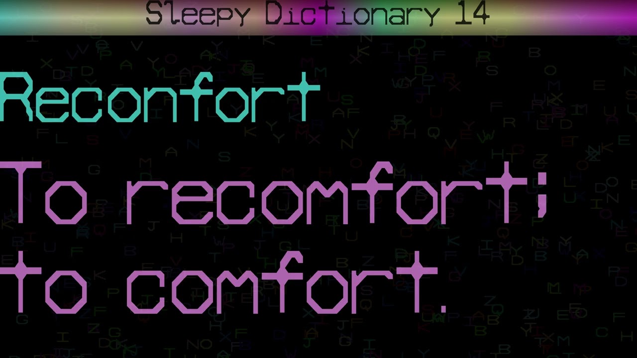 Sleepy Dictionary 14