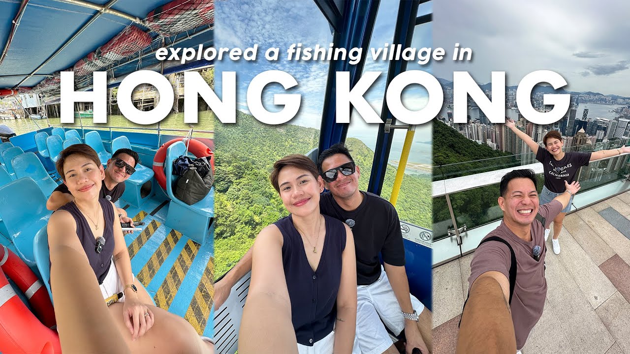 We visited a fishing village in Hong Kong! | Tai O Village | Where to stay | Itinerary