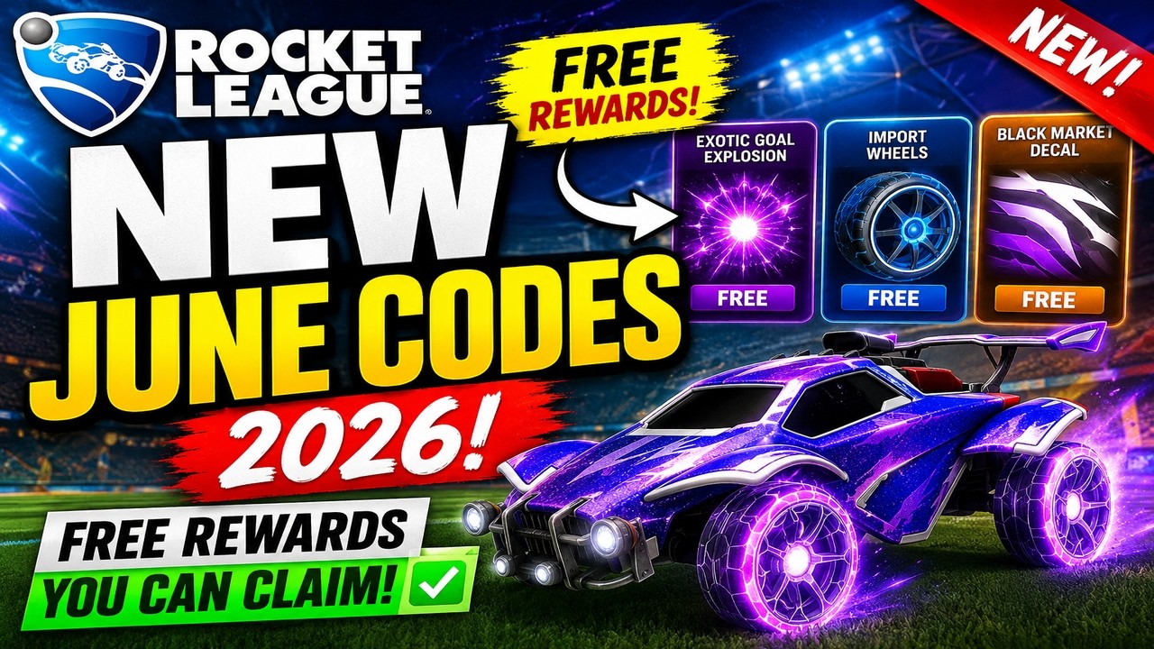Rocket League NEW June Codes 2026! 🔥 Free Rewards You Can Claim