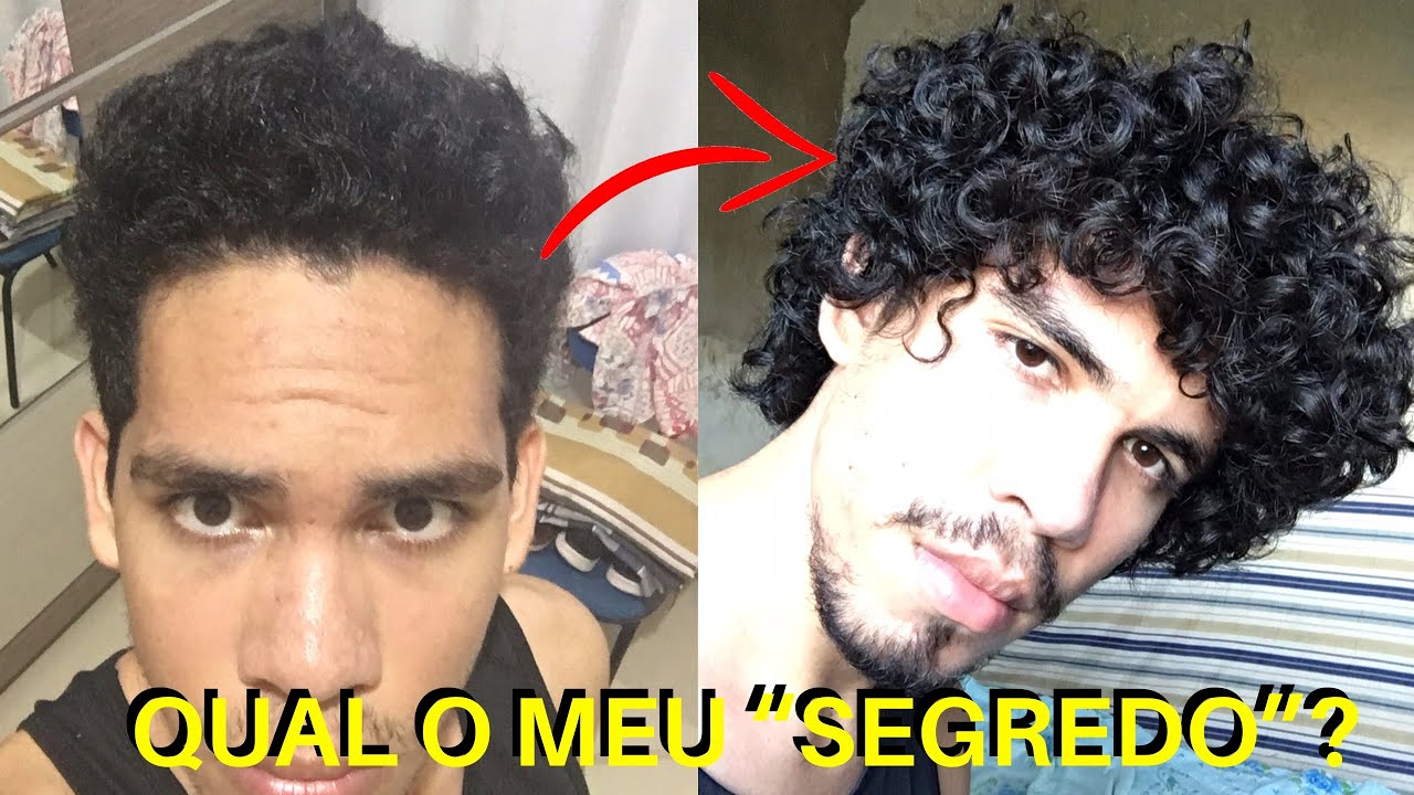 CABELO RESSECADO | Cacheado masculino - Evolução deixando o cabelo crescer