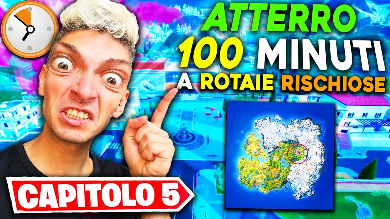 4 VITTORIE CONSECUTIVE NEI 100 MINUTI ALLE ROTAIE RISCHIOSE !! IL RE DI FORTNITE !!