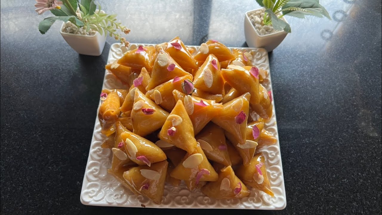 معسلات رمضانية🌙بريوات باللوز والمشماش المجفف من الذ مغادي تذوقي معلكين والمذاق لا يقاوم😋