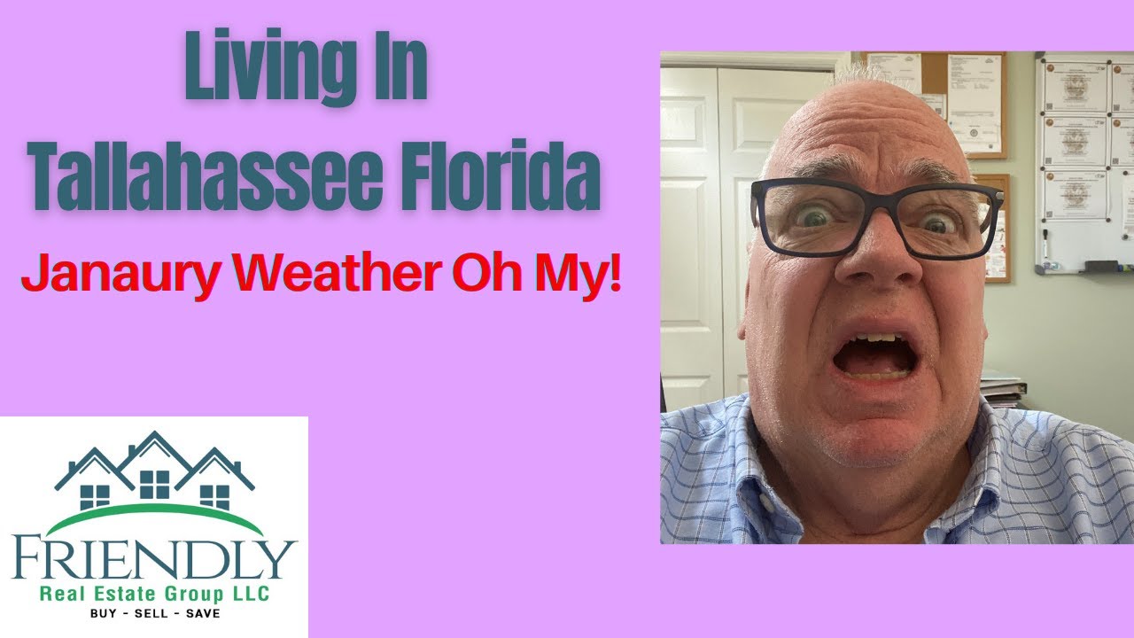 Living In Tallahassee Florida | January Weather Explained | Tallahassee Florida Can Be Cold