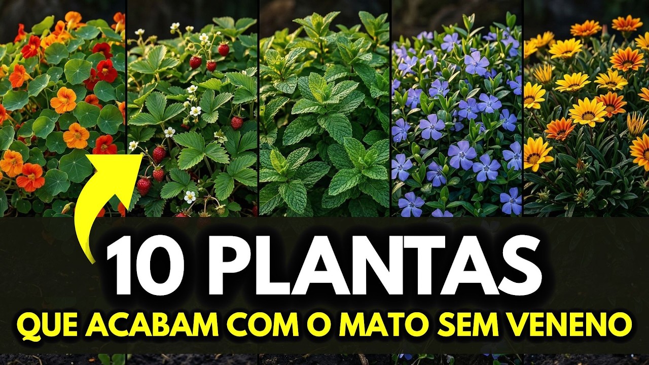 10 Plantas Que Acabam Com o Mato Sem Veneno e Sem Capina