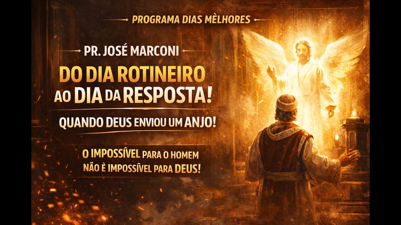 ✨ Do Dia Rotineiro ao Dia da Resposta  Quando Deus Intervém no Impossível🔥| Pr. Marconi Teixeira