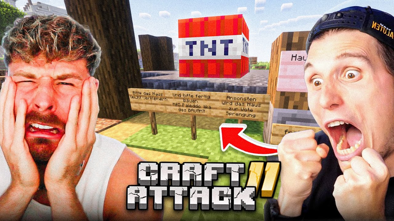 PALUTEN droht mit Sprengung von meinem HAUS! Craft Attack 11