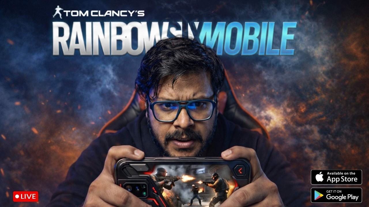 Rainbow Six Siege Ranked Live 🔴 | R6 Mobile Launch Day 🔥 | Advanced Potato Aim Masterclass 😂