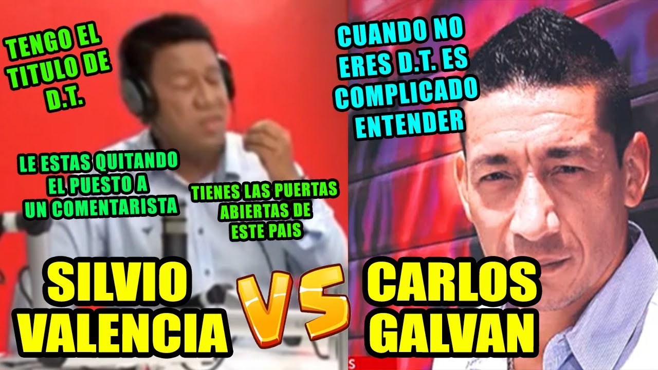 EXITOSA DEPORTES ⚽ SILVIO VALENCIA DISCUTE CON CARLOS GALVAN - 25/02/22