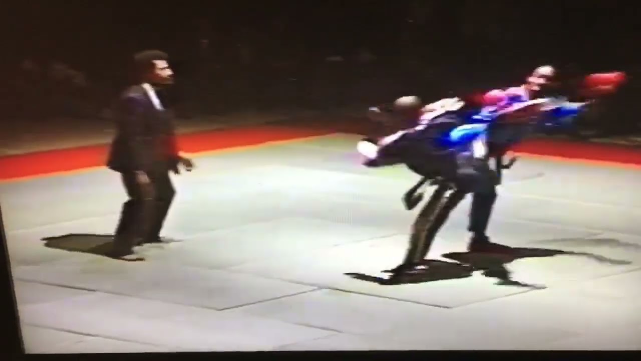 Tony Sewell v Kevin Brewerton 1989 slow motion