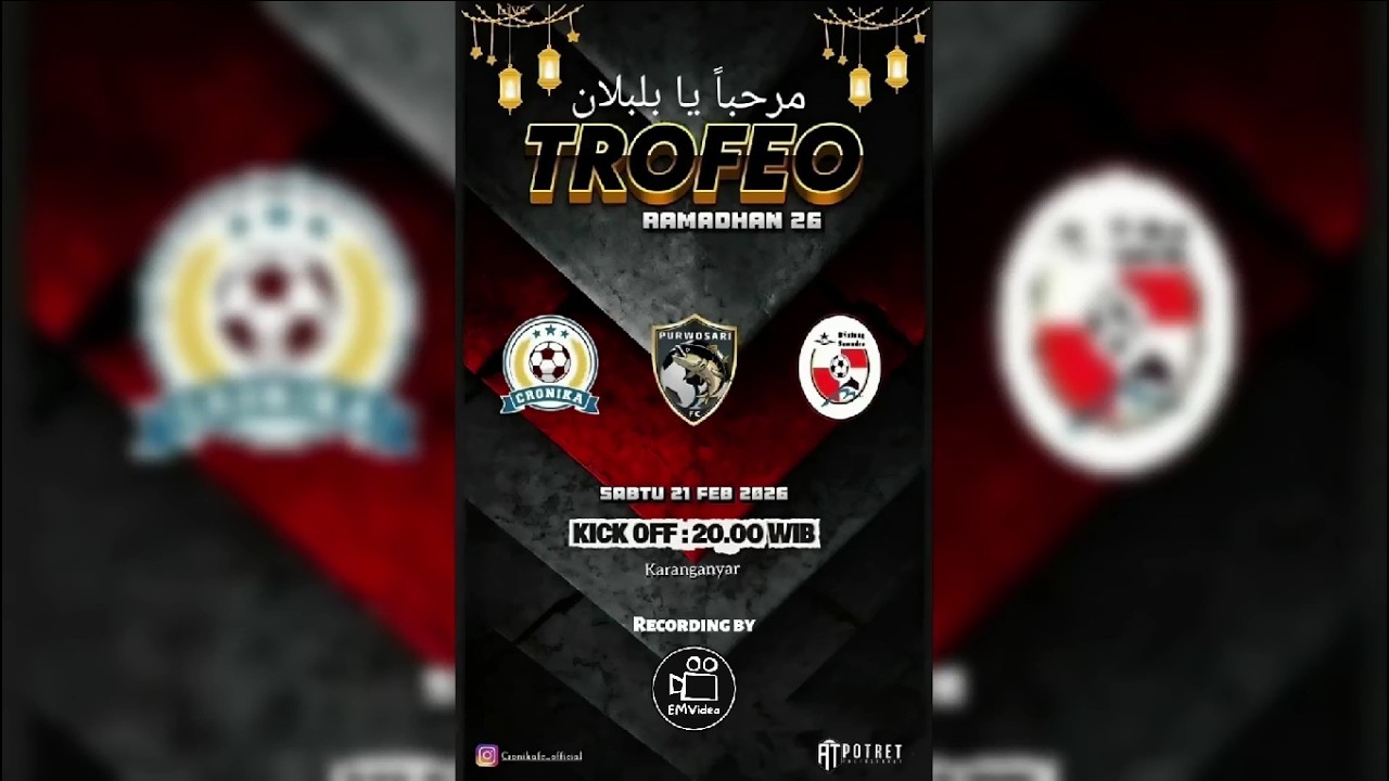 Trofeo Ramadhan 2026 | Cronika FC X Purwosari FC X Bintang Samudra FC | 20 Februari 2026 | Match 2